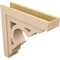 Ekena Millwork 8"W x 32"D x 32"H Thin Sheridan Rough Cedar Woodgrain TimberThane Corbel, Primed Tan CORUR08X32X32SHERCPR - alternate 6